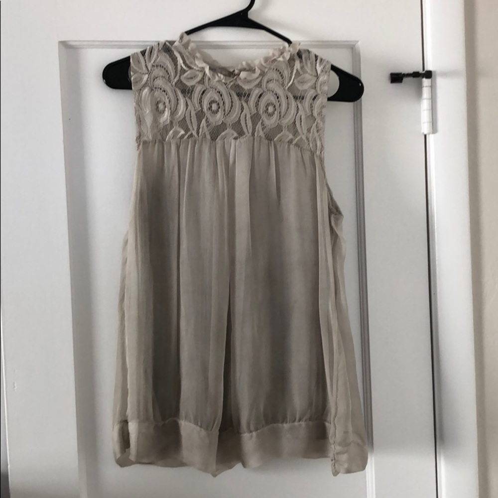 Taupe Blouse